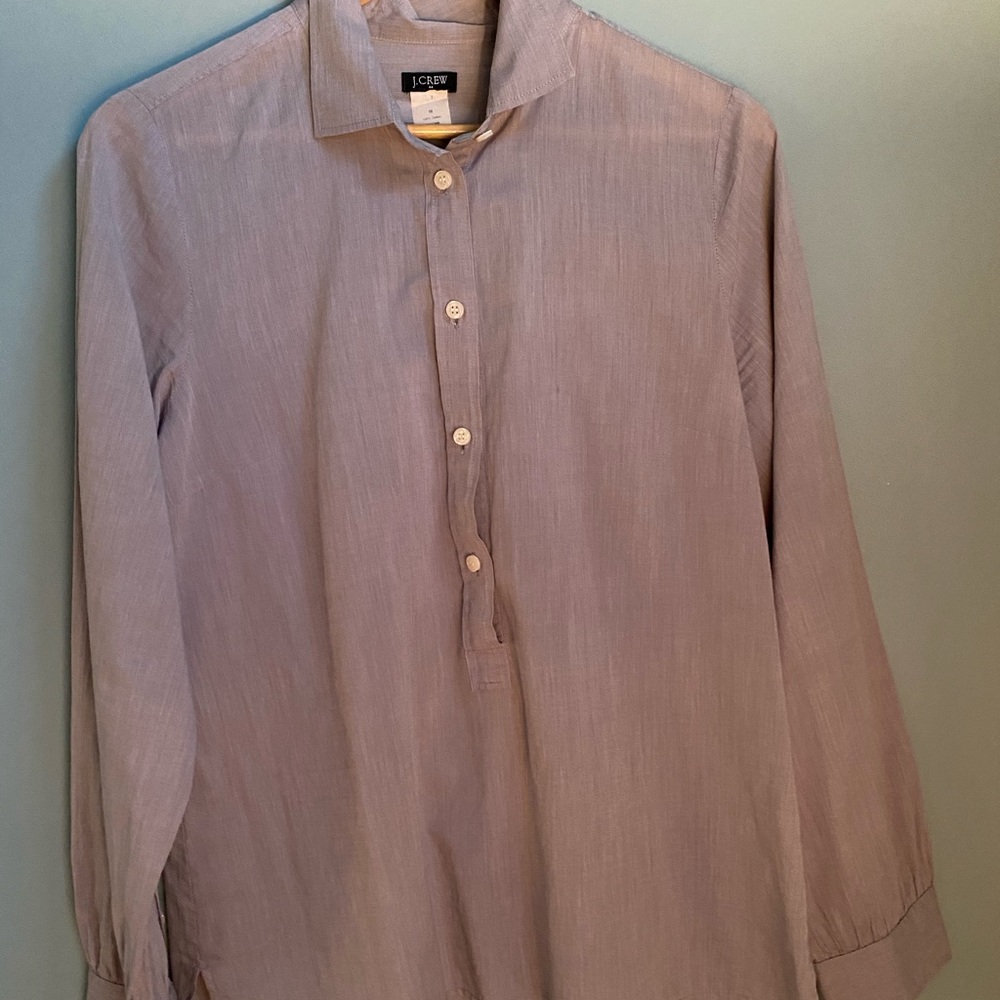 J Crew 3/4 button blouse